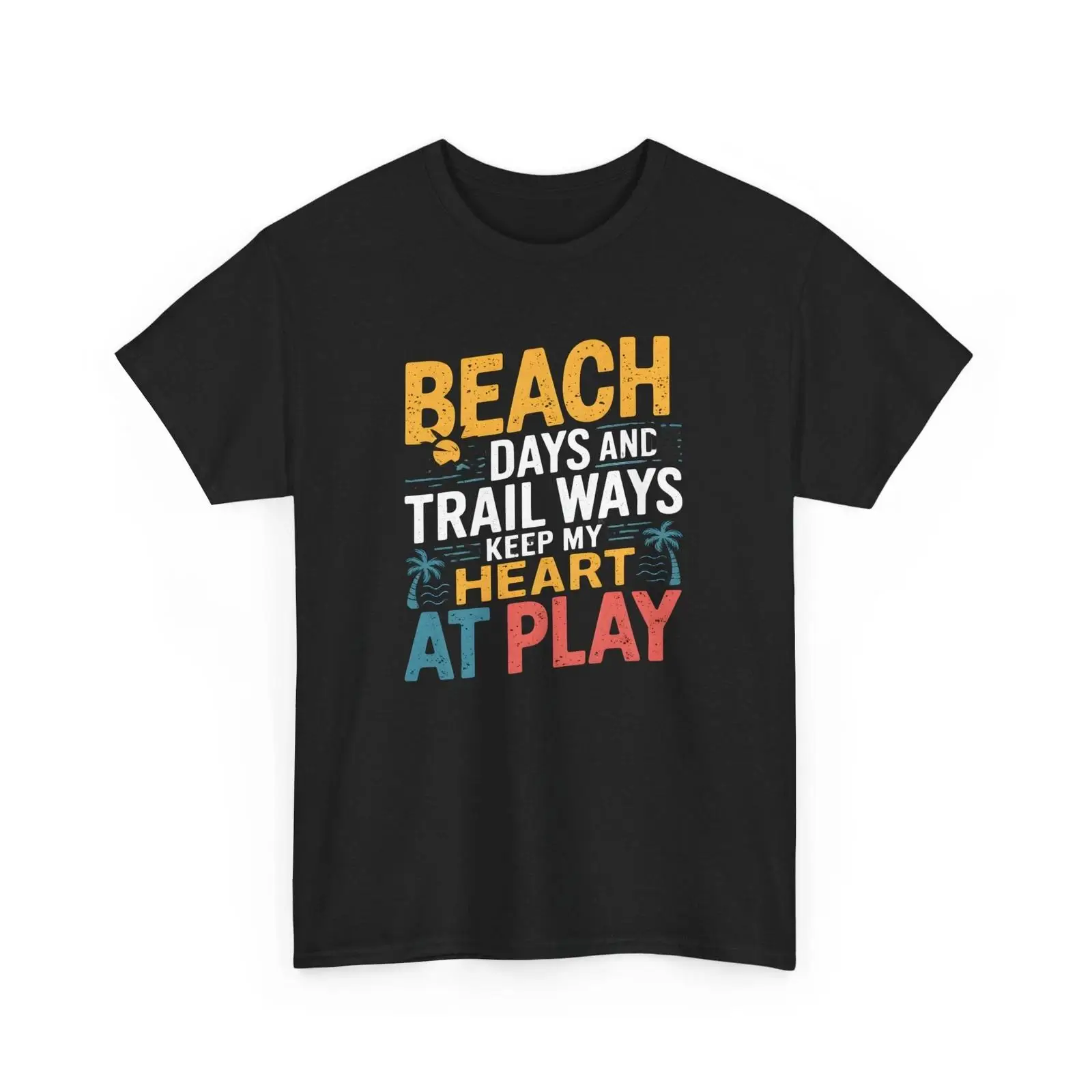 Outdoor Adventure Quotes - Koszulka Dni na Plaży Ścieżki i