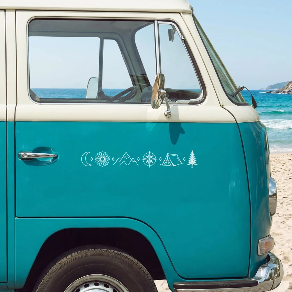 Outdoor Adventure Vans - Naklejki na samochód z motywami przygód
