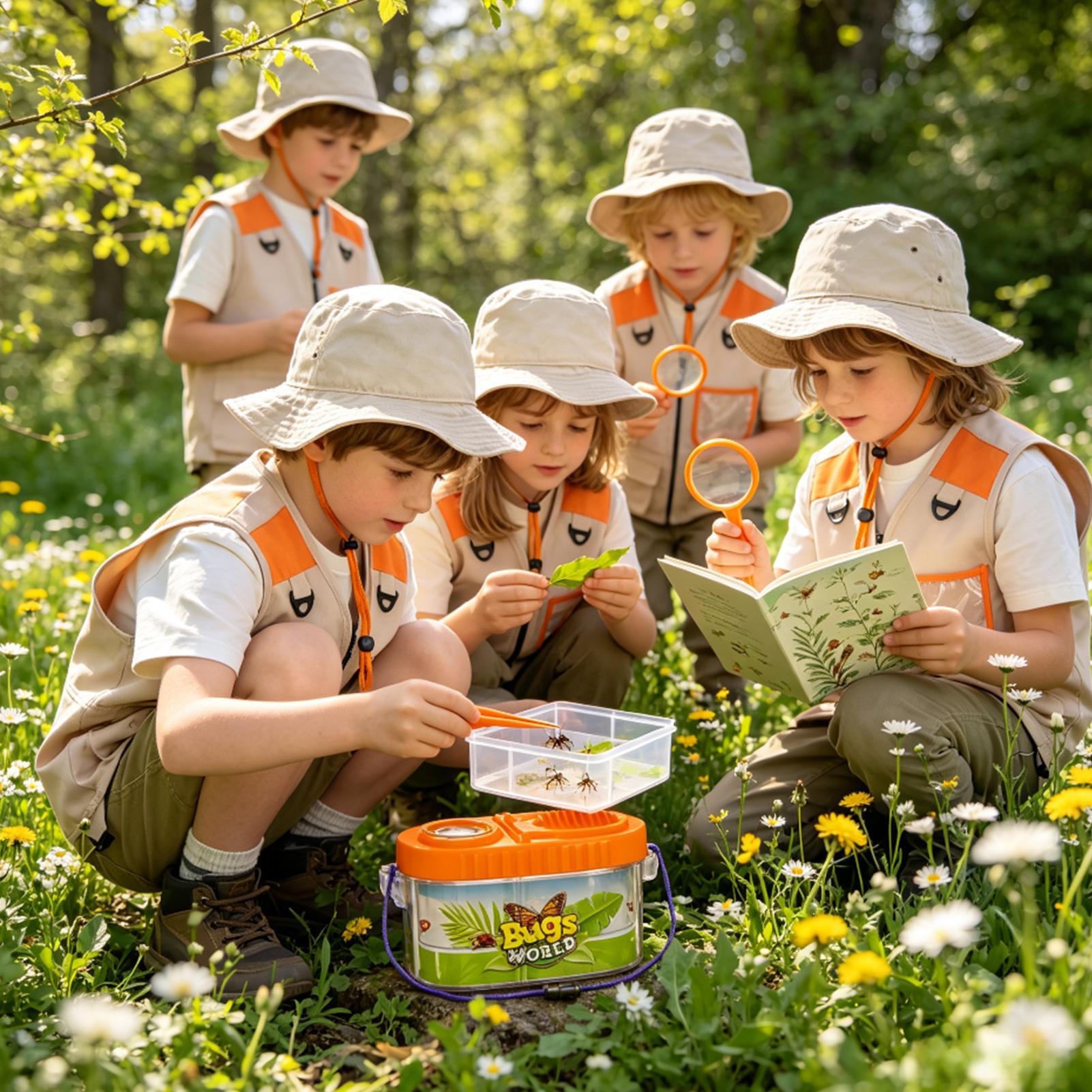 Outdoor Adventure Kit For Kids - Zestaw przygodowy dla dzieci z lupą