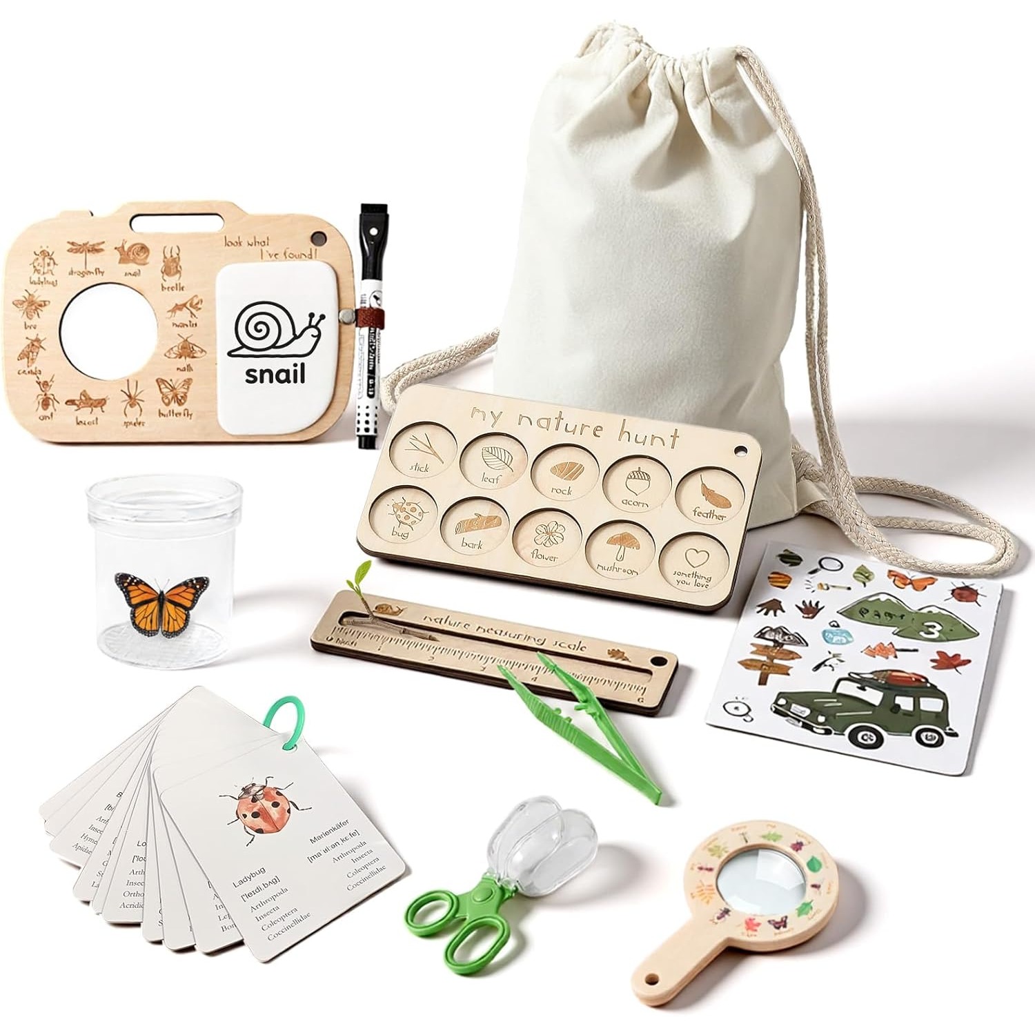 Outdoor Adventure Kit For Kids - Zestaw do łapania owadów dla dzieci