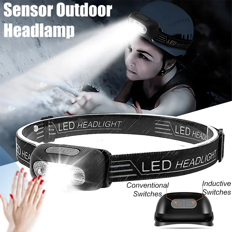 Mocna latarka czołowa LED z re – Headlamp Waterproof Rechargeable recenzja i cena