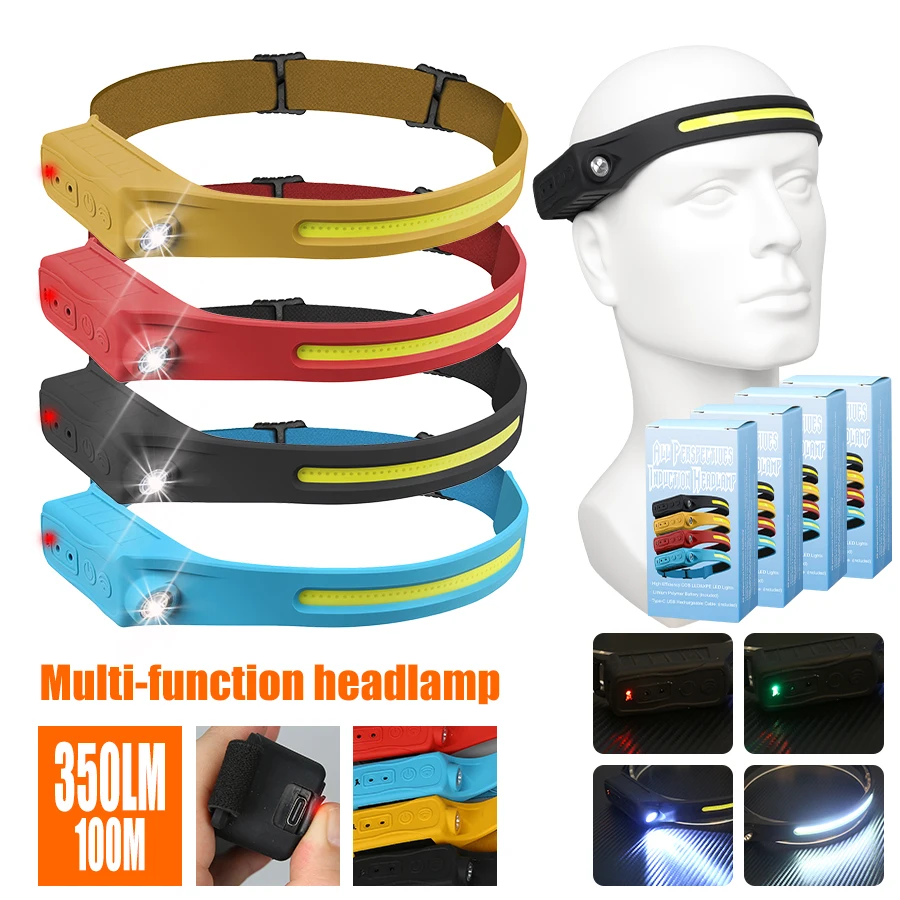Akumulatorowa latarka czołowa  – Headlamp Waterproof Rechargeable recenzja i cena