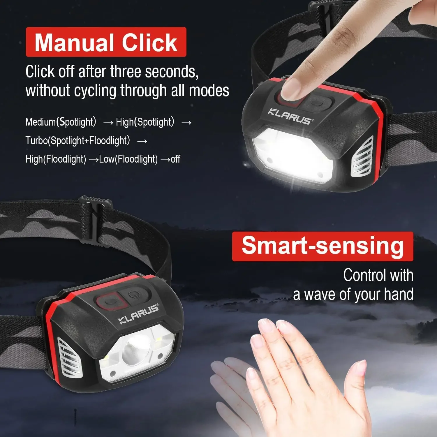 klarus HM1 Wodoodporna latarka – Headlamp Waterproof Rechargeable recenzja i cena