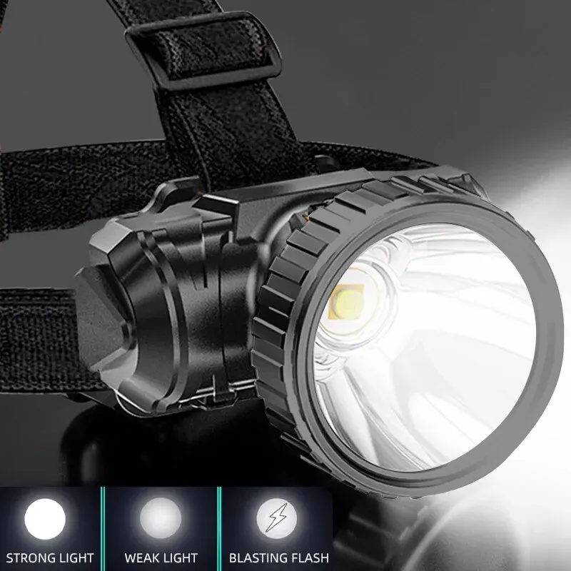 Mocne światło LED Pięciogłowa  – Headlamp Waterproof Rechargeable recenzja i cena