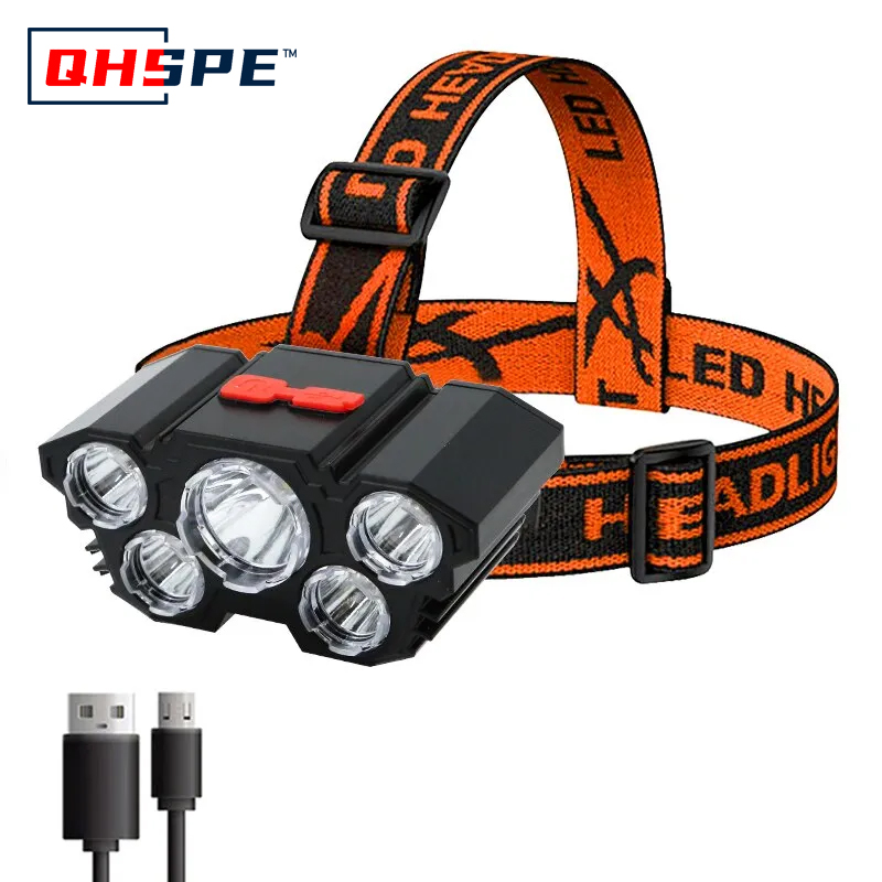 Akumulatorowa latarka czołowa  – Headlamp Waterproof Rechargeable recenzja i cena