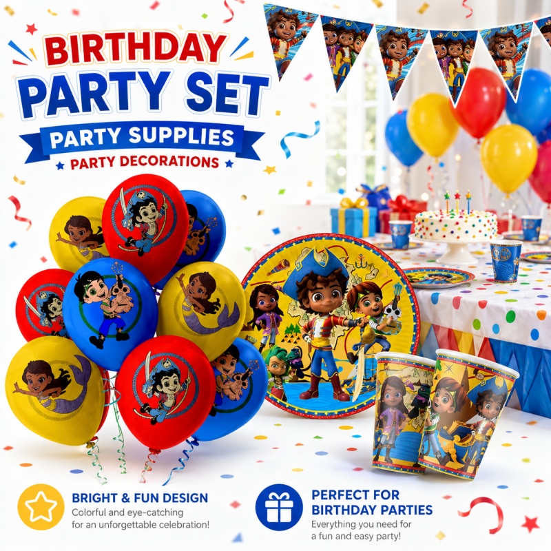 Dekoracja na przyjęcie urodzin – Outdoor Adventure Birthday Party recenzja i cena