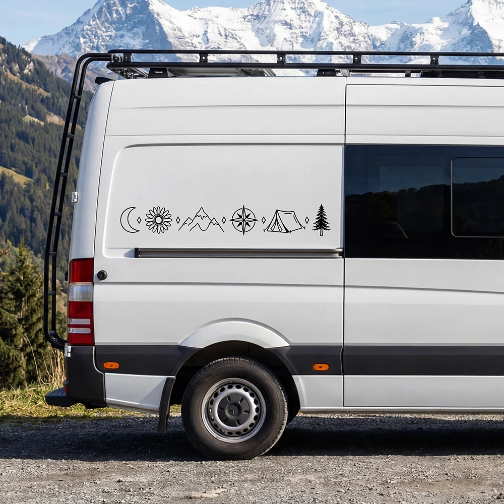 Naklejki na samochód z motywam – Outdoor Adventure Vans recenzja i cena