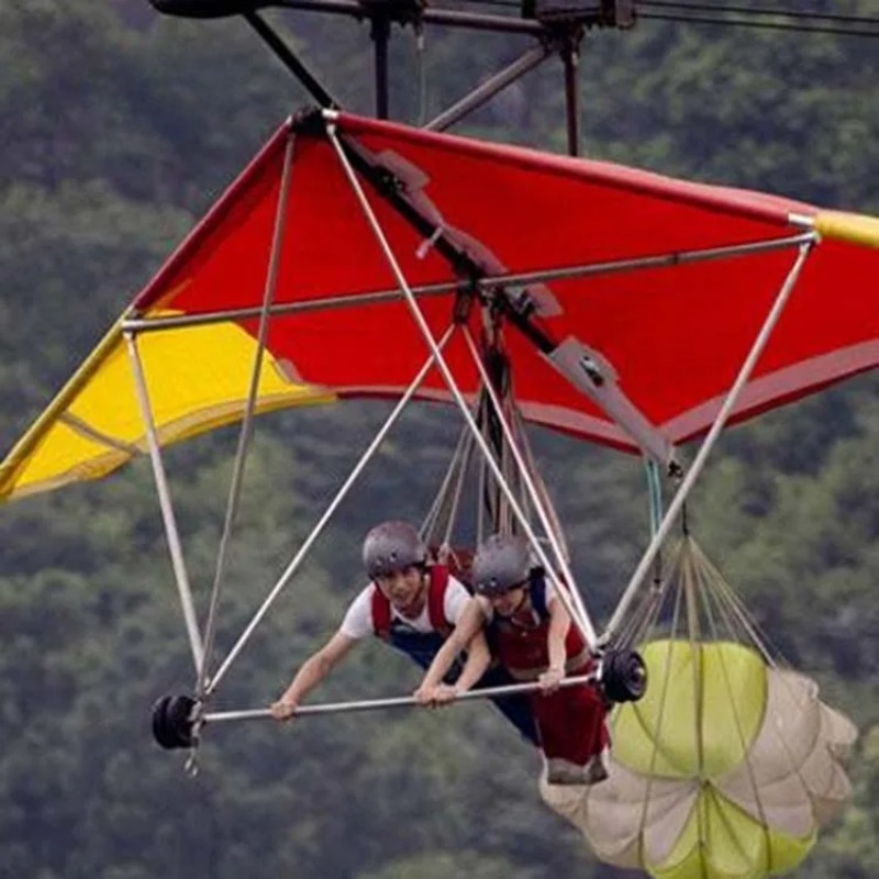 Zewnętrzne liny zjazdowe, huśt – Outdoor Adventure Ziplines & Waterfall recenzja i cena