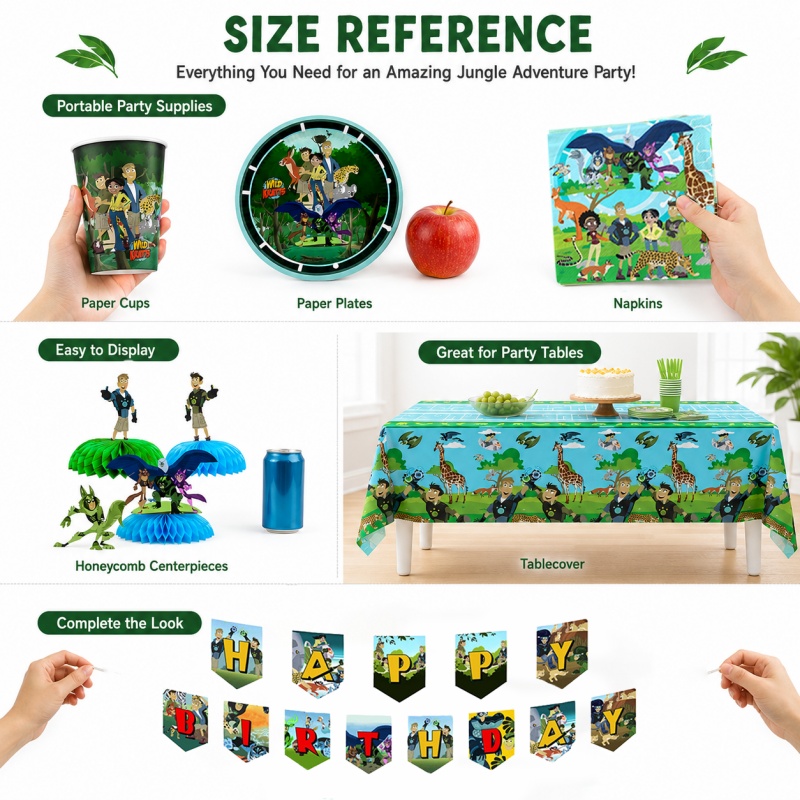 Urodzinowy piknik Wild Kratts  – Outdoor Adventure Birthday Party recenzja i cena