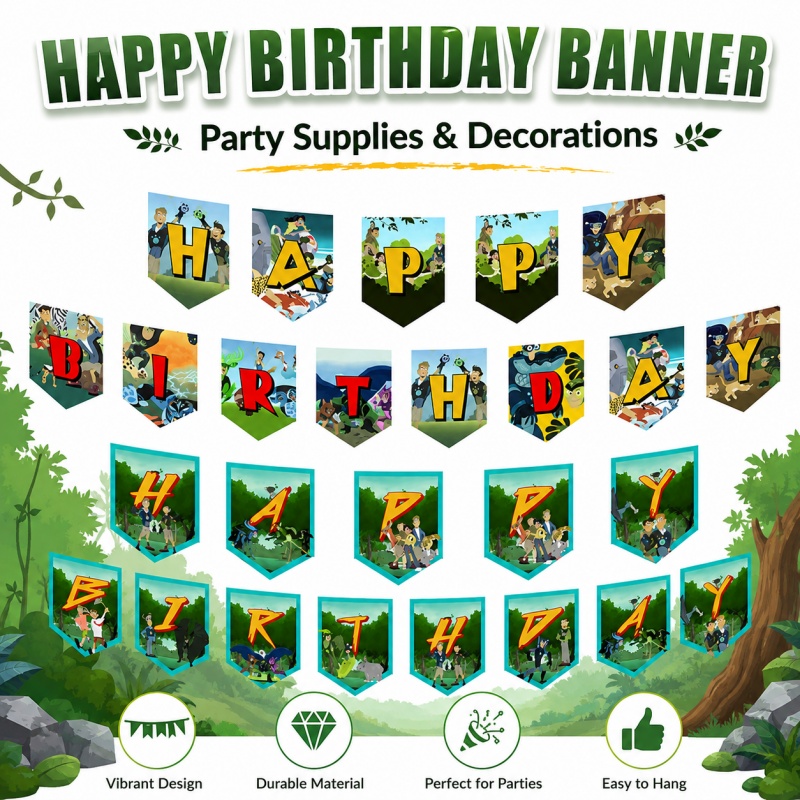 Urodzinowy piknik Wild Kratts  – Outdoor Adventure Birthday Party recenzja i cena
