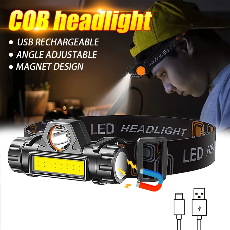 Super Jasna Ładowalna Latarka  – Headlamp Waterproof Rechargeable recenzja i cena